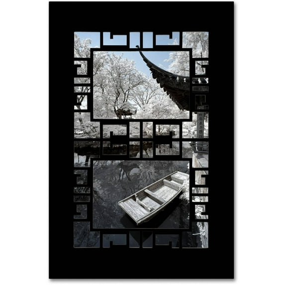 Trademark Fine Art "White Boat" Canvas Art by Philippe Hugonnard