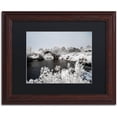 thumbnail image 1 of Trademark Fine Art "White Bridge" Canvas Art by Philippe Hugonnard, Black Matte, Wood Frame, 1 of 3