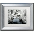 thumbnail image 1 of Trademark Fine Art "White Calm" Canvas Art by Philippe Hugonnard, White Matte, Silver Frame, 1 of 4