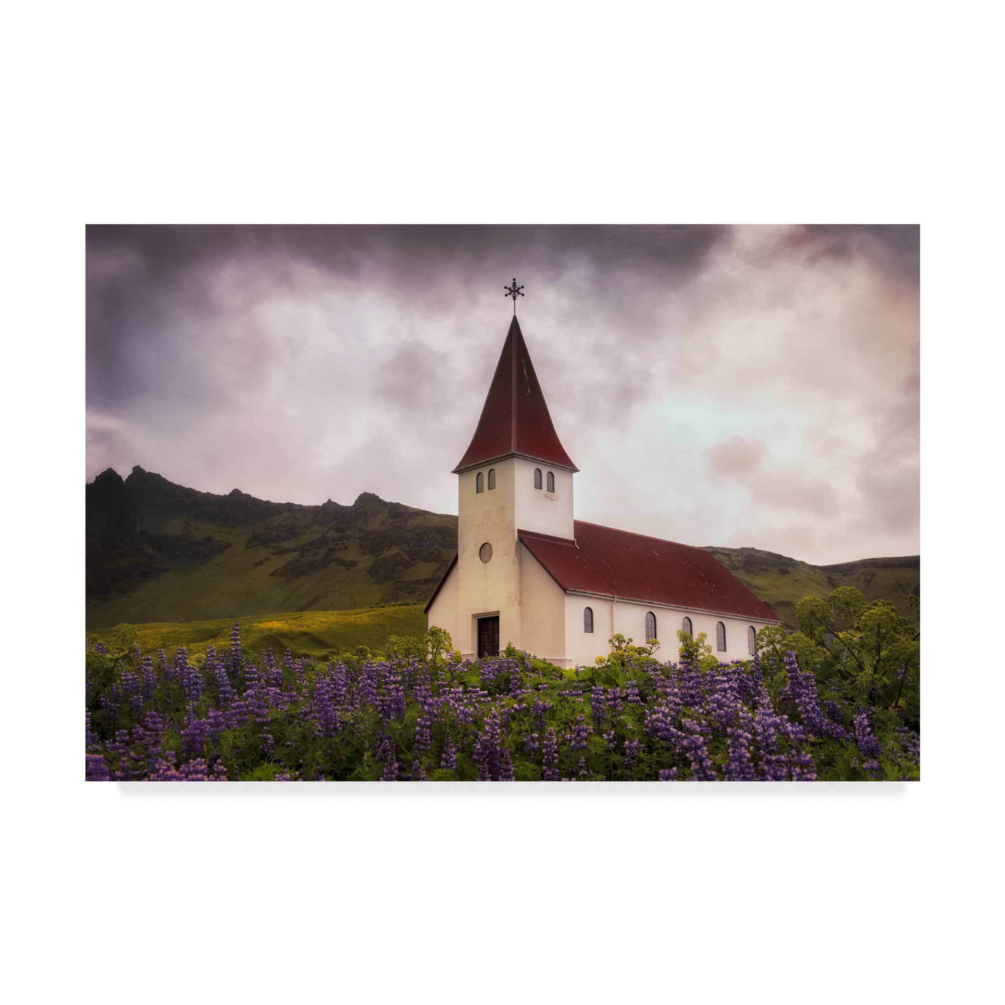 Trademark Fine Art 'White Church' Canvas Art by Danny Head