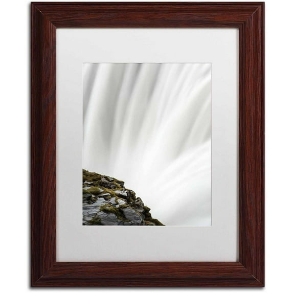 Trademark Fine Art 'White Edited' Canvas Art by Philippe Sainte-Laudy, White Matte, Wood Frame