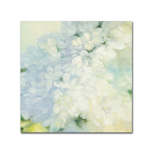 Trademark Fine Art 'White Lilacs Bright' Canvas Art by Julia Purinton