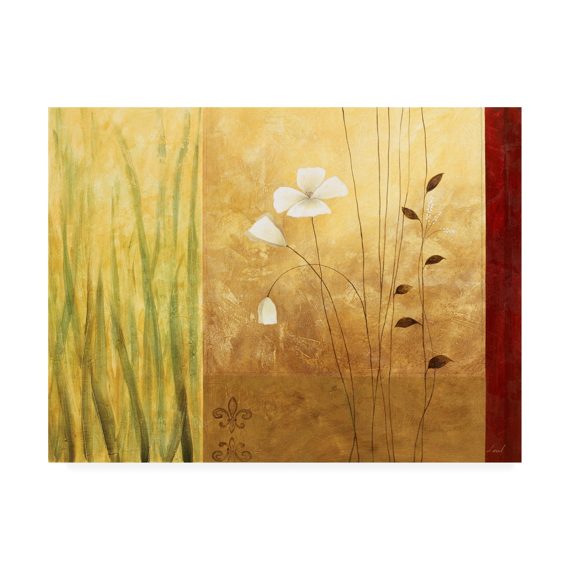 Trademark Fine Art 'White On Panels 5' Canvas Art by Pablo Esteban
