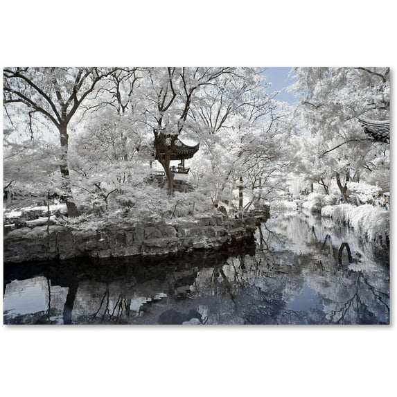 Trademark Fine Art "White Serenity" Canvas Art by Philippe Hugonnard