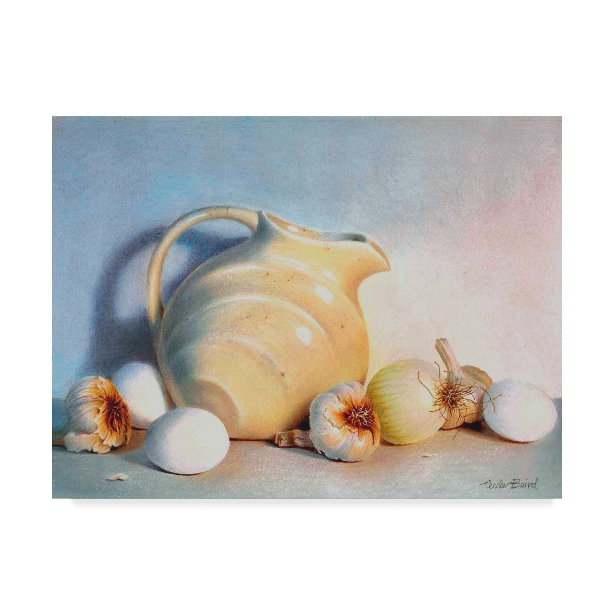 Trademark Fine Art 'White Study' Canvas Art by Cecile Baird