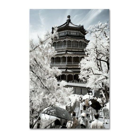 Trademark Fine Art 'White Temple' Canvas Art by Philippe Hugonnard