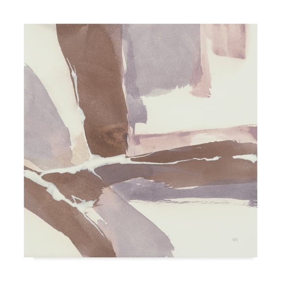 Trademark Fine Art 'White and Placid II Blush' Canvas Art by Chris Paschke