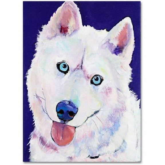 Trademark Fine Art "Whitey" Canvas Art by Pat Saunders-White