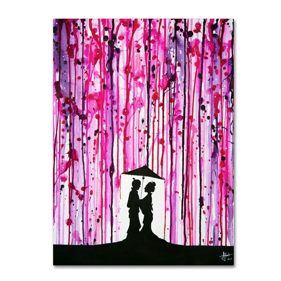Trademark Fine Art 'Wild Blossoms' Canvas Art by Marc Allante