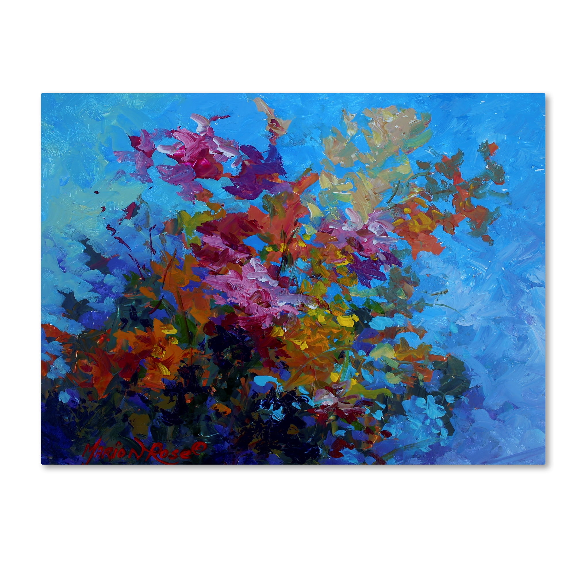 Marion Rose Wild Bouquet Gallery-Wrapped Canvas Art