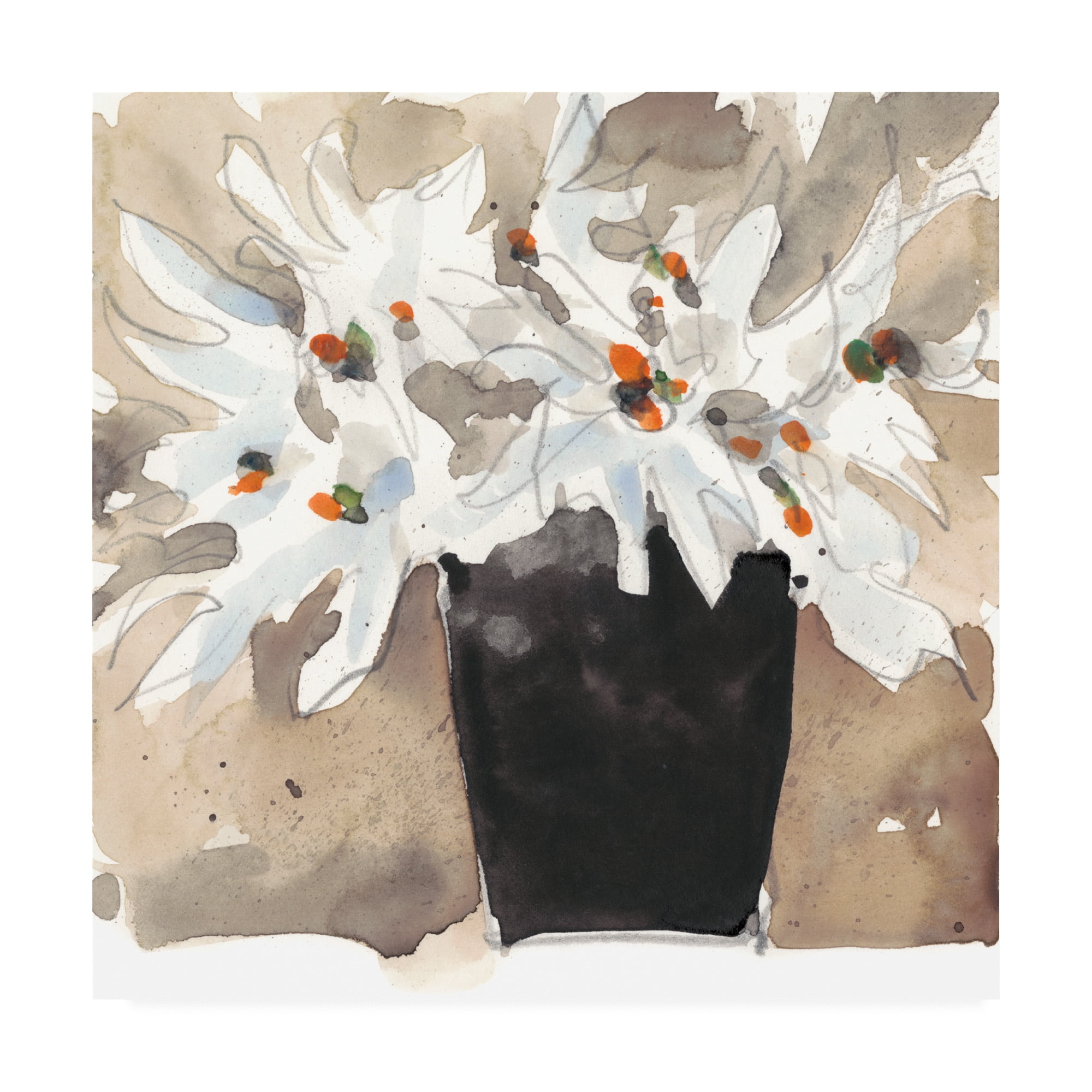 Trademark Fine Art 'Wild Bouquet I' Canvas Art by Samuel Dixon