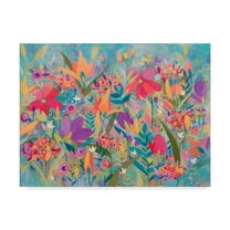 Trademark Fine Art 'Wild Flowers Abstract Modern' Canvas Art by Sue Davis