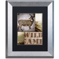 thumbnail image 1 of Trademark Fine Art "Wild Game" Canvas Art by Color Bakery Black Matte, Silver Frame, 1 of 4