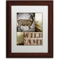 thumbnail image 1 of Trademark Fine Art "Wild Game" Canvas Art by Color Bakery White Matte, Wood Frame, 1 of 1