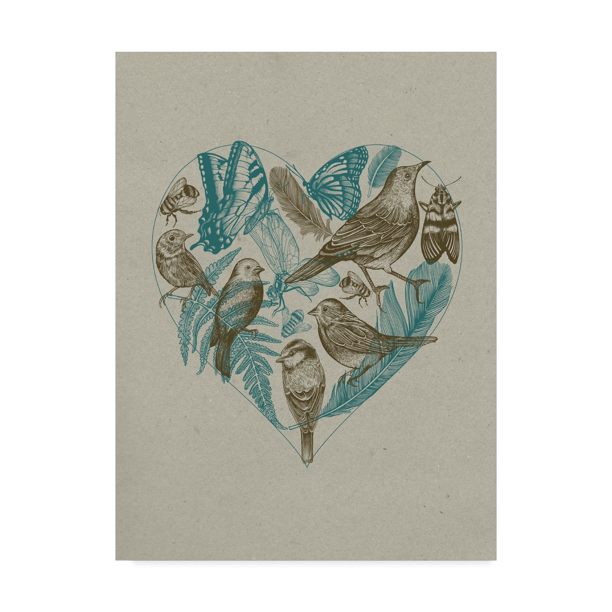 Trademark Fine Art 'Wild Heart' Canvas Art by Rachel Caldwell