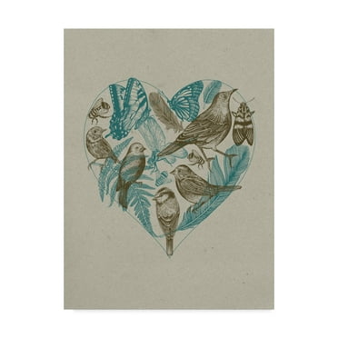 Trademark Fine Art 'Wild Heart' Canvas Art by Rachel Caldwell