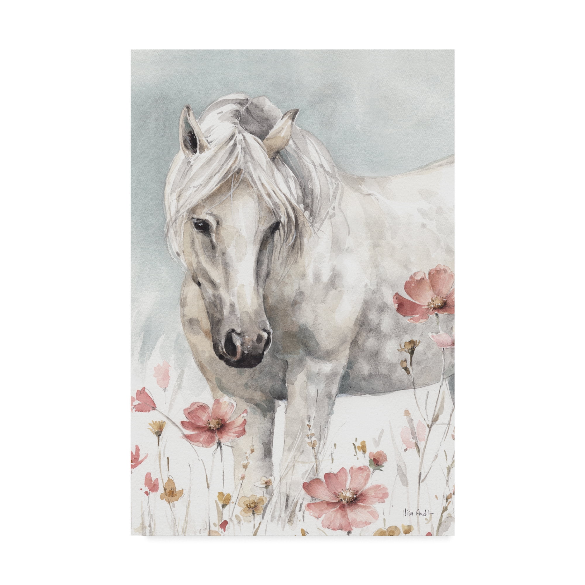 Trademark Fine Art 'Wild Horses II Crop' Canvas Art by Lisa Audit
