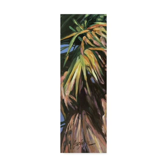 Trademark Fine Art 'Wild Palm I' Canvas Art by Suzanne Wilkins