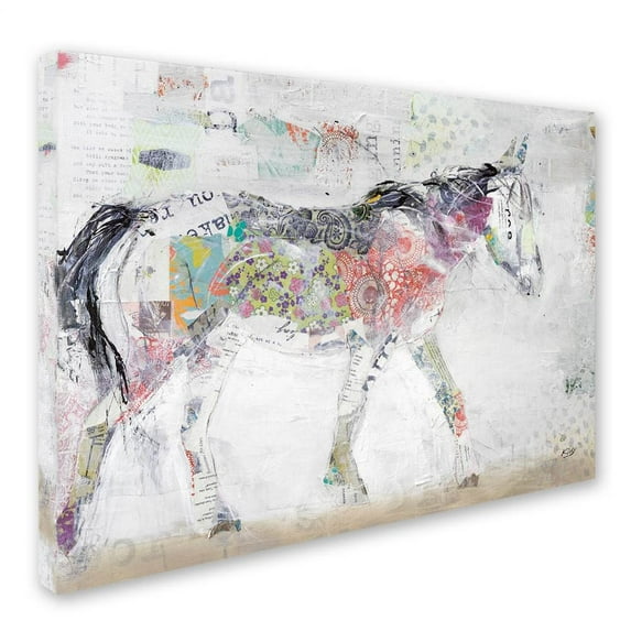 Trademark Fine Art "Wild Pinto Brown Crop" Canvas Art by Kellie Day