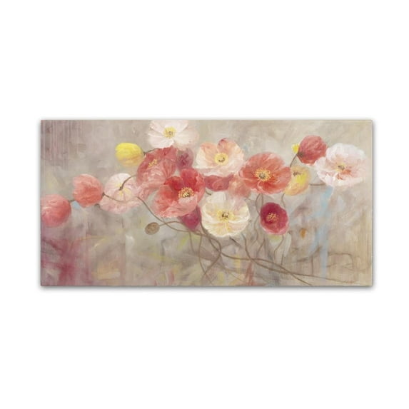 Trademark Fine Art "Wild Poppies I" Canvas Art by Li Bo