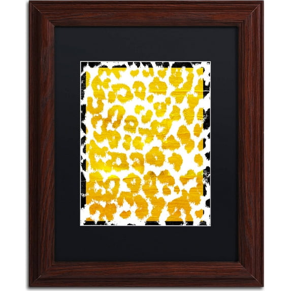 Trademark Fine Art "Wild Thing" Canvas Art by Color Bakery, Black Matte, Wood Frame