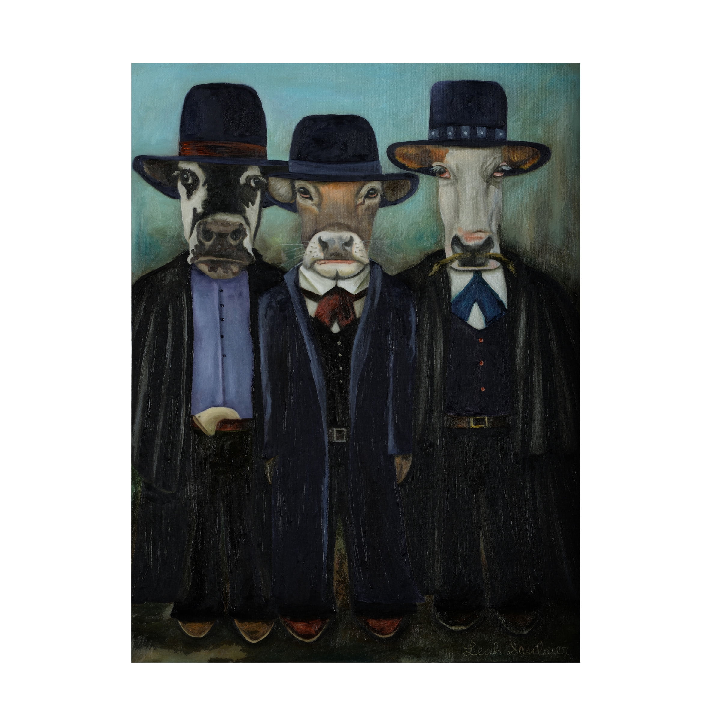 Trademark Fine Art 'Wild Wild Wild West' Canvas Art by Leah Saulnier