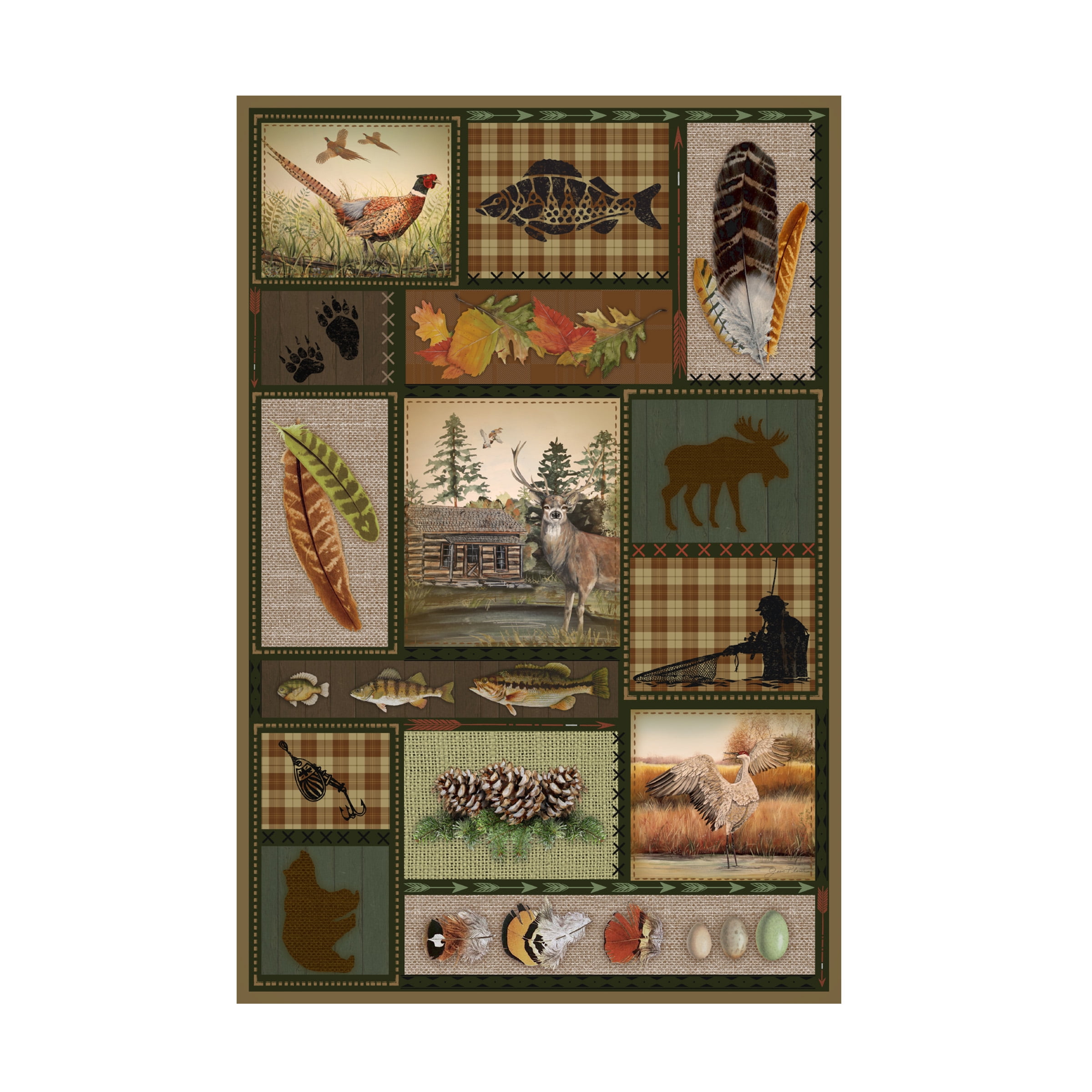 Trademark Fine Art 'Wilderness Lodge 19' Canvas Art by Jean Plout