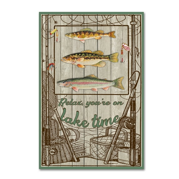 Trademark Fine Art 'Wilderness Lodge 21' Canvas Art by Jean Plout