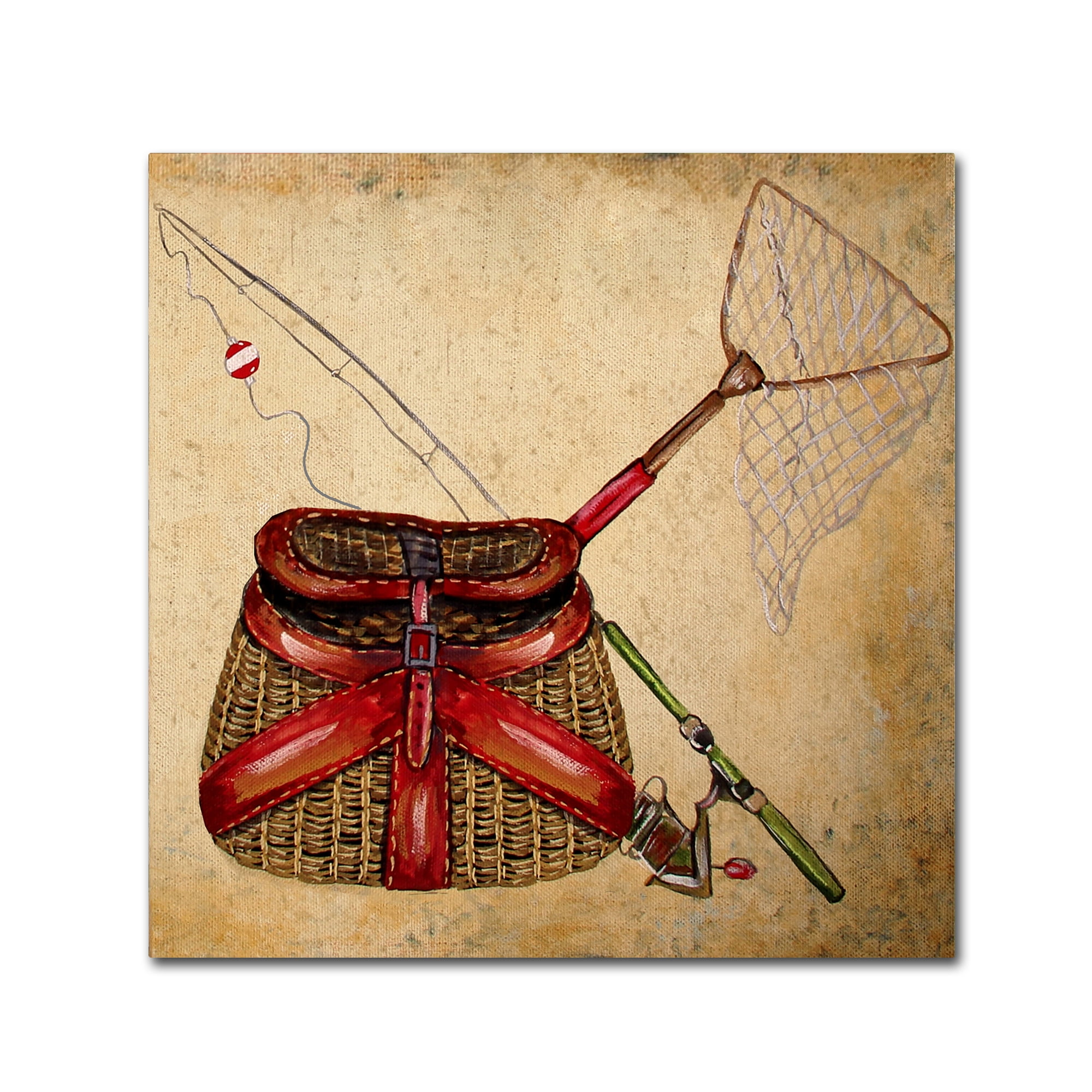 Trademark Fine Art 'Wilderness Lodge 4' Canvas Art by Jean Plout