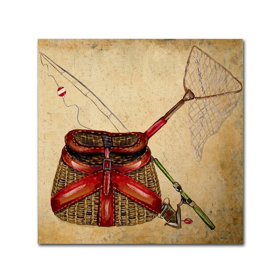 Trademark Fine Art 'Wilderness Lodge 4' Canvas Art by Jean Plout