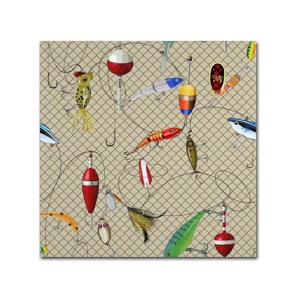 Trademark Fine Art 'Wilderness Lodge I' Canvas Art by Jean Plout