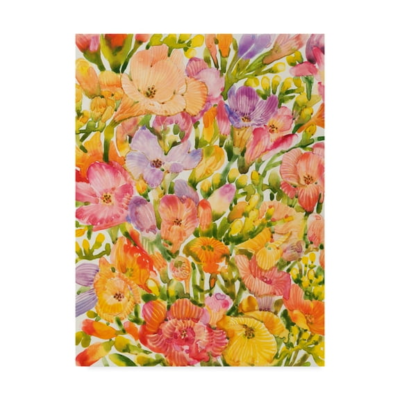 Trademark Fine Art 'Wildflower Study I' Canvas Art by Tim OToole