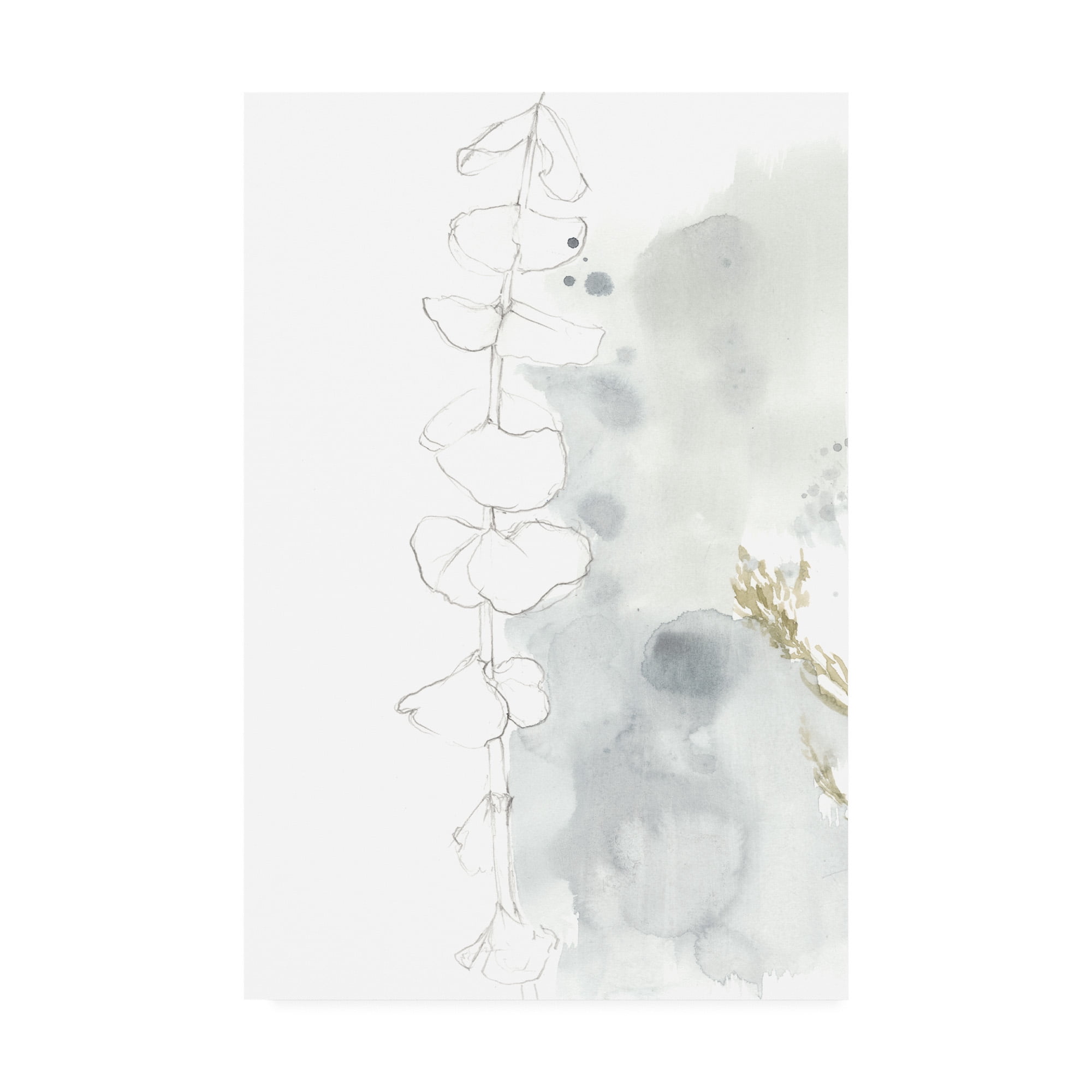 Trademark Fine Art 'Wildflower Triptych I' Canvas Art by Jennifer Goldberger