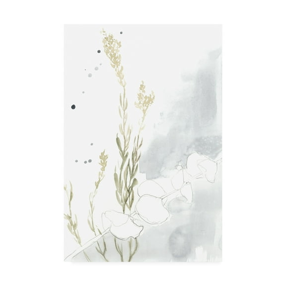 Trademark Fine Art 'Wildflower Triptych II' Canvas Art by Jennifer Goldberger