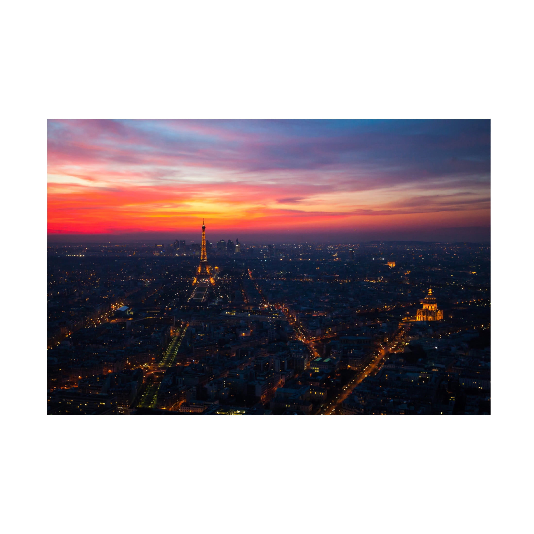 Trademark Fine Art William Jackson Paris Sunset From Montparnasse Canvas Wall Art