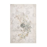 Trademark Fine Art William Morris Wm Morris Floral Pattern Studies V Canvas Wall Art