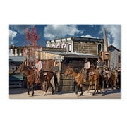 Trademark Fine Art 'Williams Cowboys' Canvas Art by Mike Jones Photo