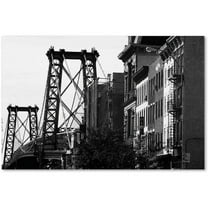 Trademark Fine Art Yale Gurney Williamsburg Bridge Canvas Wall Art - 12x19
