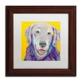 thumbnail image 1 of Trademark Fine Art "Willie" Canvas Art by Pat Saunders-White, White Matte, Wood Frame, 1 of 4