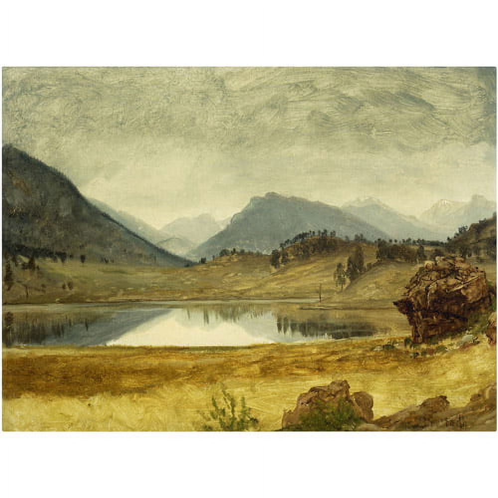 Wind River Country Landscape Canvas Art by Albert Bierstadt