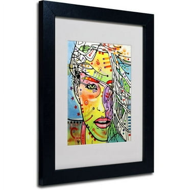 Trademark Fine Art "Wind Swept" Canvas Art by Dean Russo, Black Frame