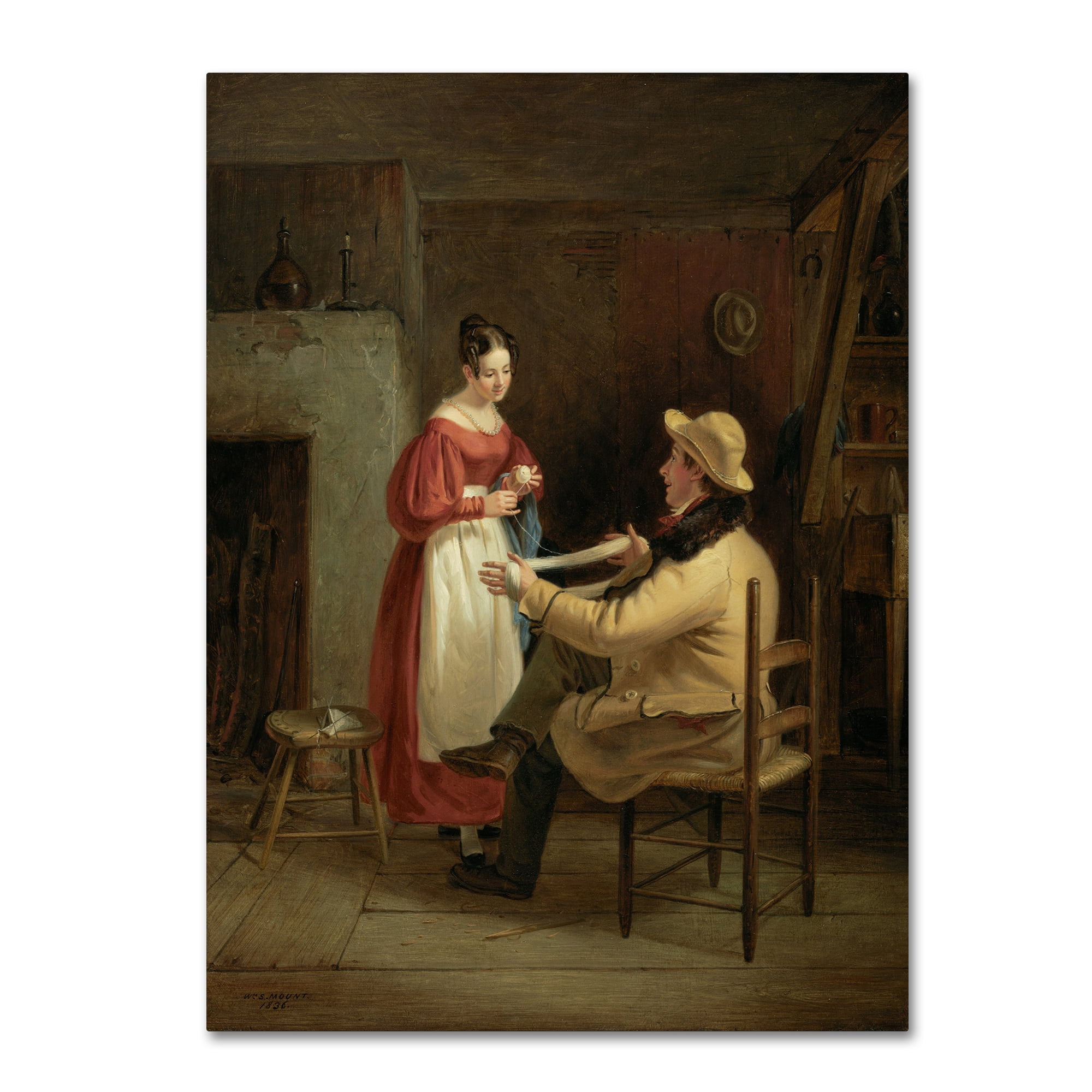 Trademark Fine Art 'Winding Up' Canvas Art by William Sidney Mount
