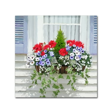 Trademark Fine Art 'Window Box' Canvas Art by The Macneil Studio