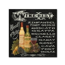 Trademark Fine Art 'Wine 2' Canvas Art by Jean Plout