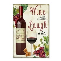 Trademark Fine Art 'Wine 5' Canvas Art by Jean Plout