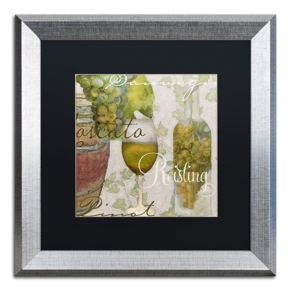 Trademark Fine Art 'Wine Cellar II' Silver Framed Art by Color Bakery