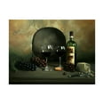 thumbnail image 1 of Trademark Fine Art 'Wine For Two Rocky' Canvas Art by Paul Walsh, 1 of 3