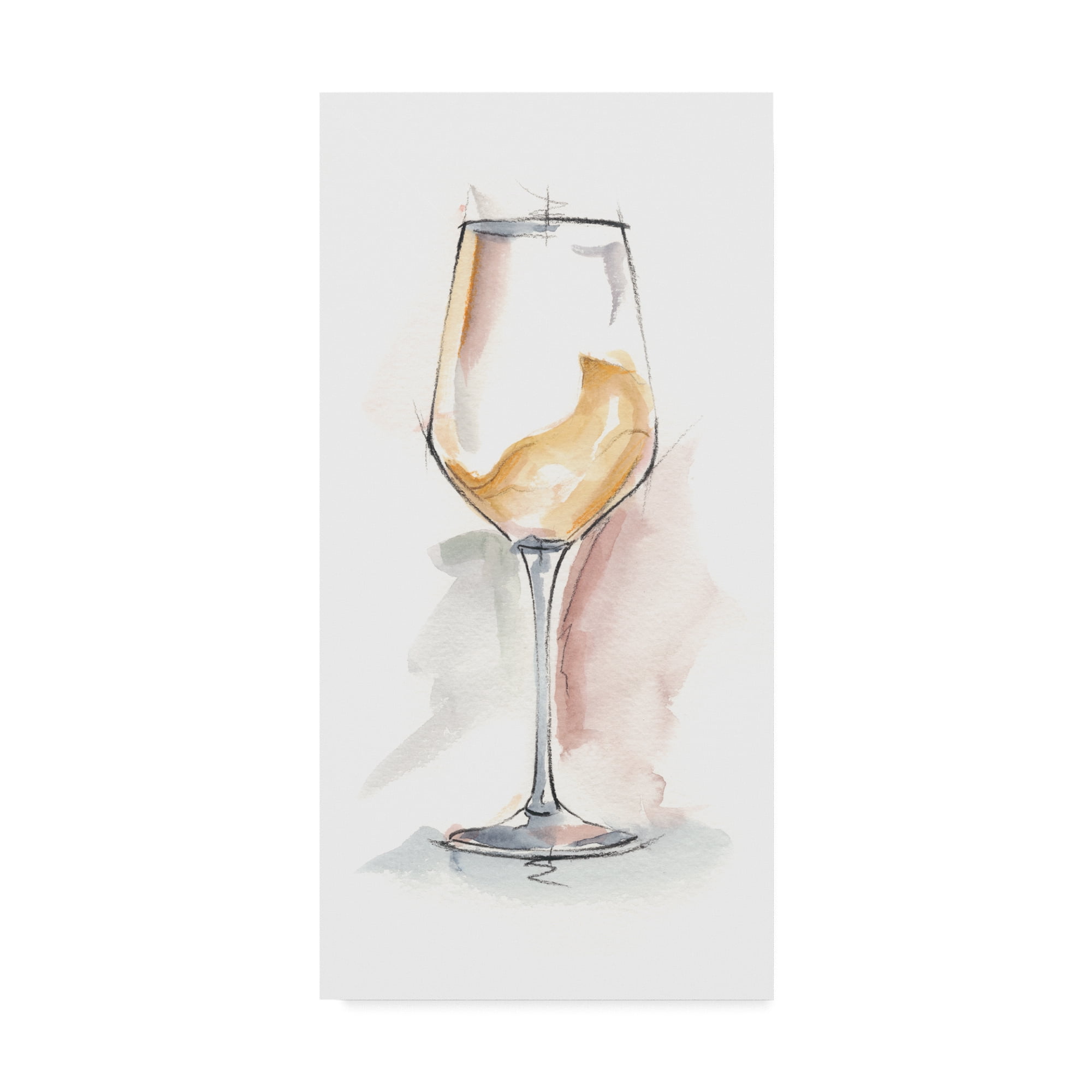 Trademark Fine Art 'Wine Glass Study I' Canvas Art by Ethan Harper