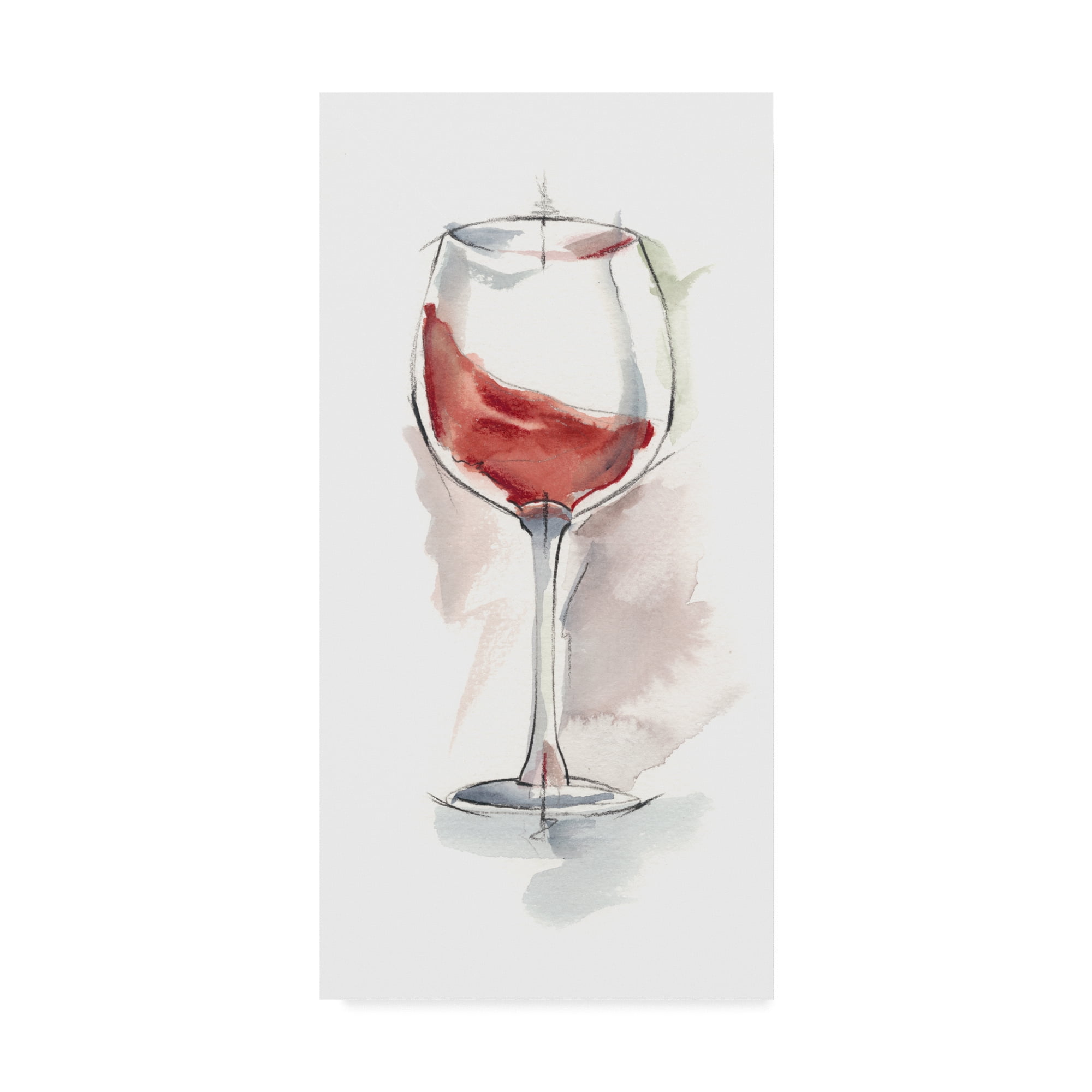 Trademark Fine Art 'Wine Glass Study IV' Canvas Art by Ethan Harper