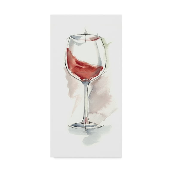 Trademark Fine Art 'Wine Glass Study IV' Canvas Art by Ethan Harper